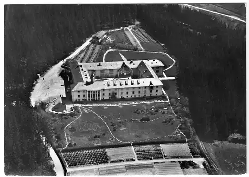 AK, Selbitz Ofr., Mutterhaus der Christusbruderschaft, Luftbild, um 1972