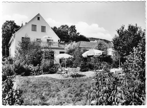 AK, Steinwiesen im Frankenwald, Gaststätte - Pension "Mühlhans", um 1968