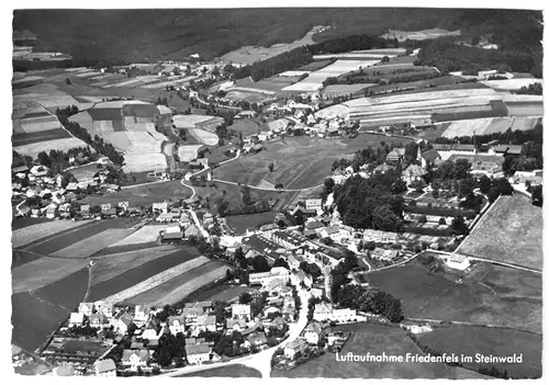 AK, Friedenfels im Steinwald, Luftbildansicht, um 1975