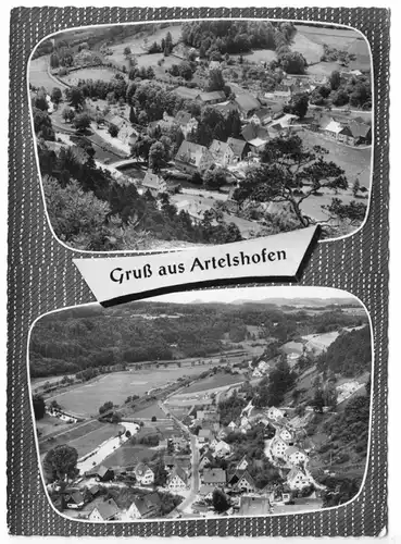 AK, Artelshofen, zwei Abb., gestaltet, um 1966