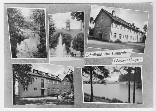 AK, Rehau Bayern, Schullandheim Tannenberg, fünf Abb., gestaltet, um 1970