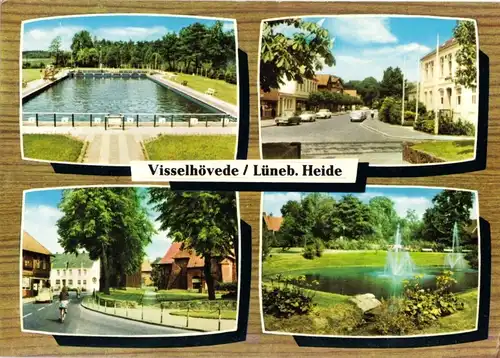 AK, Visselhövede Lüneb. Heide, vier Abb., gestaltet, um 1970