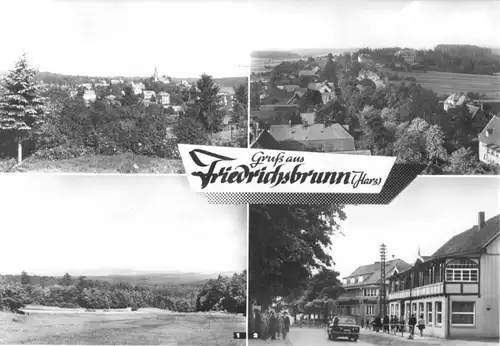 AK, Friedrichsbrunn Harz, vier Abb., 1979