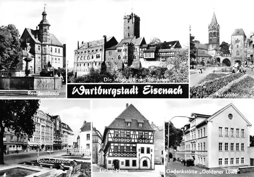 AK, Eisenach, sechs Abb., 1978