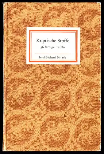 Insel Nr. 860, Koptische Stoffe - 36 farbige Tafeln, 1982