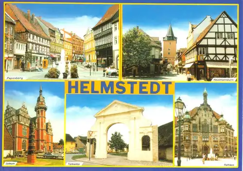 AK, Helmstedt, fünf Abb., um 1989