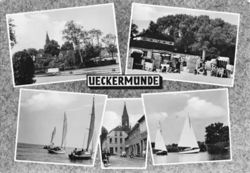 AK, Ueckermünde, fünf Abb., 1963