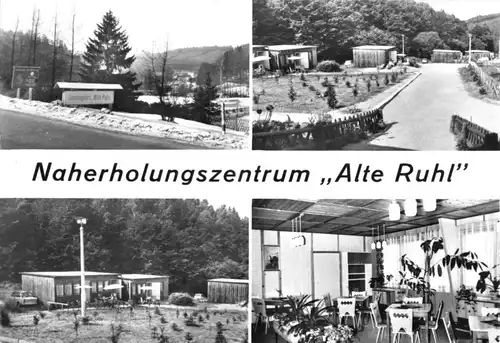 AK, Ruhla, Naherholungszentrum "Alte Ruhl", vier Abb., 1977