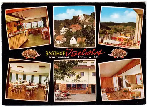 AK, Schnaittach, Gasthof - Pension "Igelwirt", sechs Abb., 1986