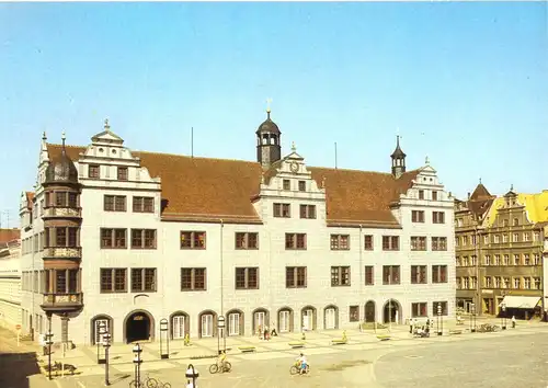 AK, Torgau, Blick zum Rathaus, 1988