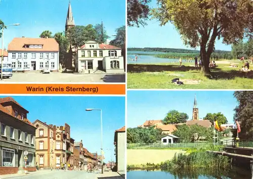 AK, Warin Kreis Sternberg, vier Abb., 1983
