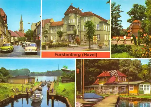 AK, Fürstenberg Havel, fünf Abb., 1983