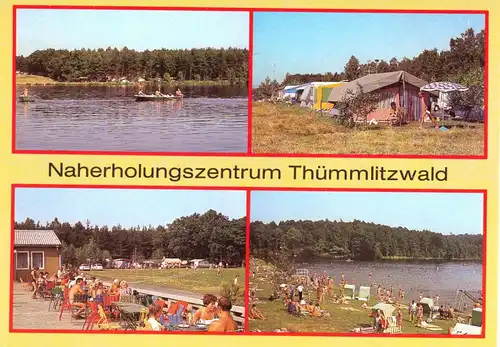 AK, Kössern Kr. Grimma, OT Förstgen, Naherholungszentrum Thümmlitzwald, 1989