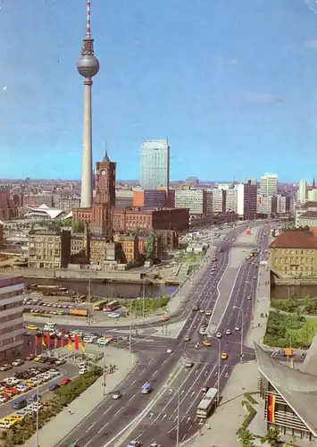 AK, Berlin Mitte, Blick auf das Stadtzentrum, 1981