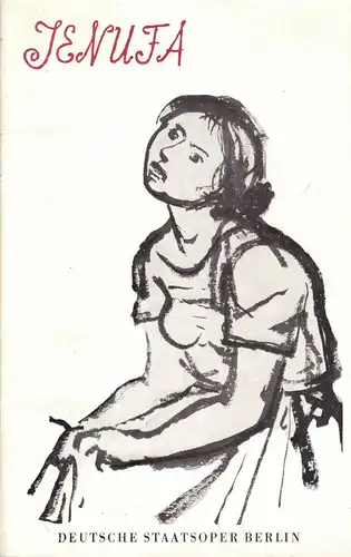 Theaterprogramm, Deutsche Staatsoper Berlin, Jenufa, 1956