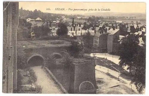 AK, Sedan, Ardennes, Vue panoramique prise de la  Citadelle, 1914