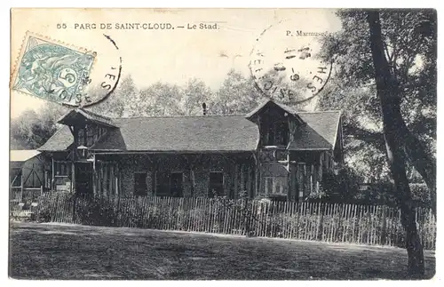 AK, Saint-Cloud, Hauts-de-Seine, Parc de Saint-Cloud, Le Stad, 1912