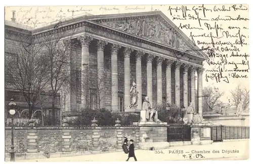 AK, Paris, Chambre des Députés, 1903