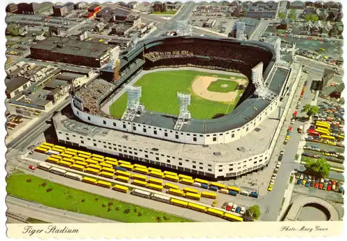 AK, Detroit, Tiger Stadium, Baseball, 1981