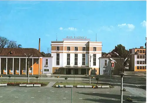 AK, Piła, Schneidemühl, Wojewodzki Dom Kultury, Kreiskulturhaus, 1988