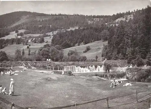 AK, Szczyrk, Schirk, Wodospat na Zylicy, Wasserfälle, um 1963