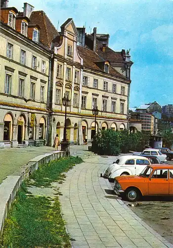 AK, Lublin, Plac Zebran Ludowych, Straßenpartie, 1974