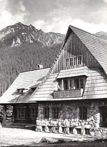 AK, Tatry, Tatra, Schronisko PTTK na Hali Ornak, Hostel der PTTK, um 1970