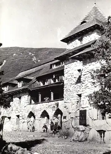 AK, Tatry, Tatra, Scronisko PTTK "Murhowaniec", Schutzhütte der PTTK, um 1970