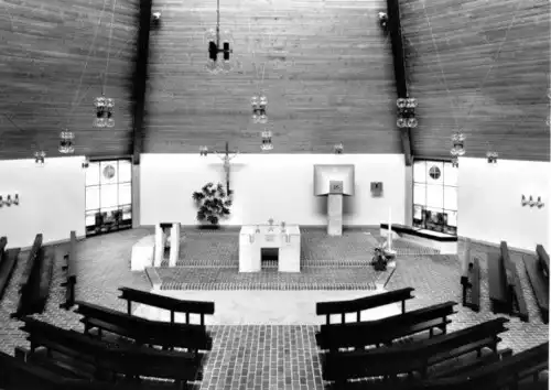 AK, Obermaiselstein Allgäu, Pfarrkirche, innen, um 1970