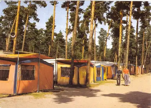 AK, Arendsee Altmark, Kr.Osterburg, Campingplatz, belebt, 1986
