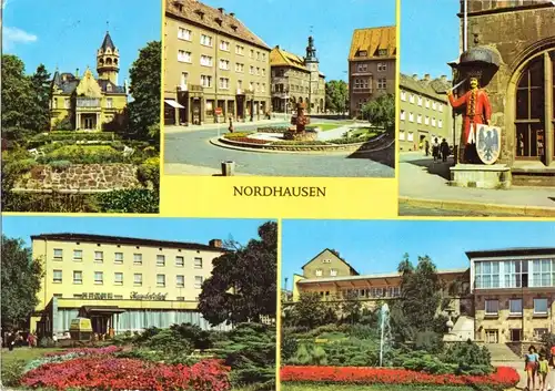 AK, Nordhausen, fünf Abb., 1980