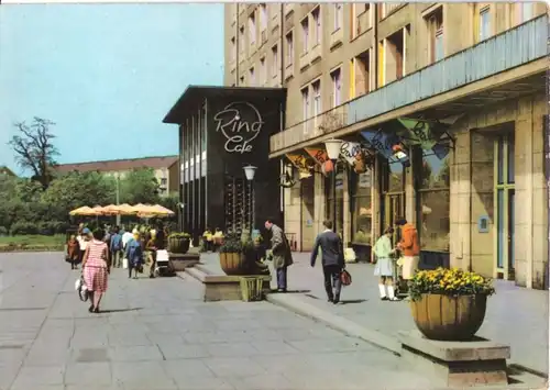 AK, Dresden, Dr.-Külz-Ring, Ring-Café, belebt, 1966