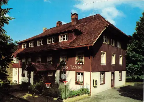 AK, Hinter-Todtmoos Hochschwarzw., Hotelpension "Haus Tanne", 1984