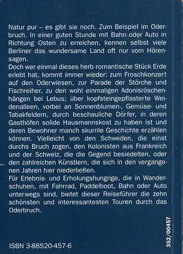 Beyer-Rehfeld, Angelika; Geheimtip Oderbruch - Ausflüge ins Berliner Umland 1993