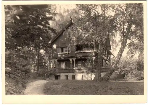 AK, Bad Saarow - Pieskow, Villa, Echtfoto, um 1959