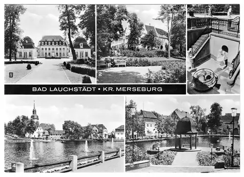 AK, Bad Lauchstädt Kr. Merseburg, Historische Kuranlagen, 1977