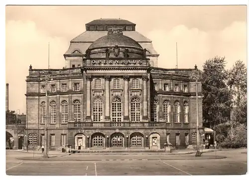 AK, Karl-Marx-Stadt, Chemnitz, Opernhaus, 1964