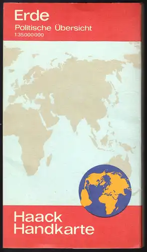 Landkarte, Die Erde, Politische Übersicht, 1983
