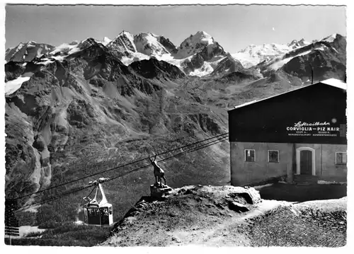 AK, St. Moritz, GR, Bergstation Piz Nair, um 1960