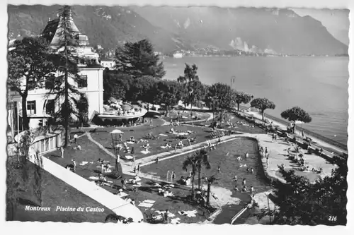 AK, Montreux, VD, Piscine du Casino, Casinoschwimmbad, 1960