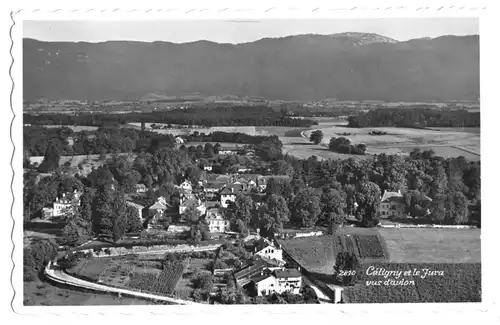 AK, Céligny, GE, Teilansicht, um 1958