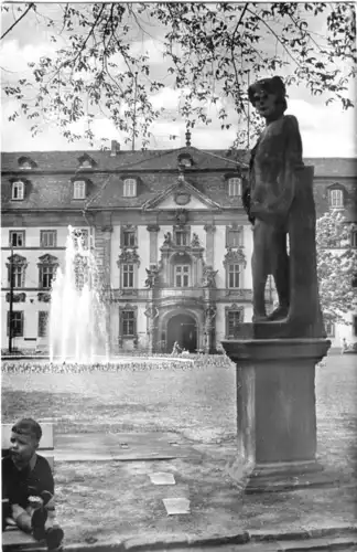 AK, Erfurt, Platz der DSF, 1957