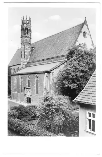 AK, Erfurt, Augustinerkirche, Außenansicht von Nordwesten, 1955