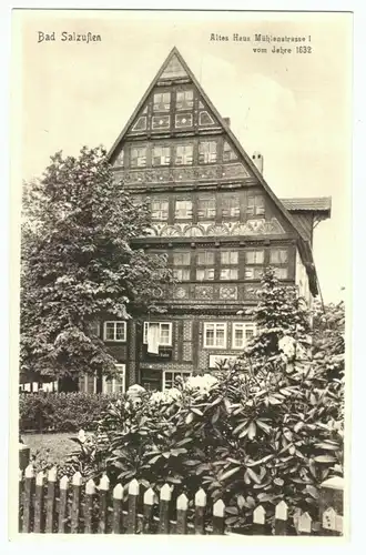 AK, Bad Salzuflen, Haus Mühlenstr. 1, um 1930