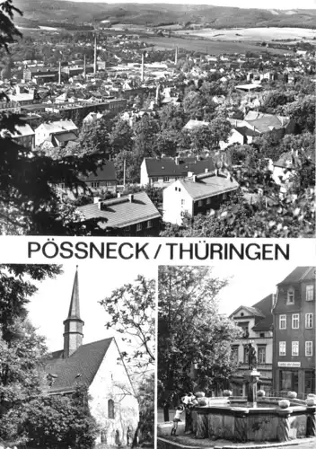 AK, Pößneck Thür., drei Abb., 1981
