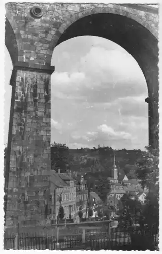 AK, Sebnitz Sächs. Schweiz, Teilansicht durch das Viadukt, 1962