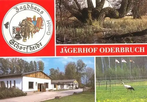 AK, Liepe, "Jägerhof Oderbruch", 3 Abb., um 1992
