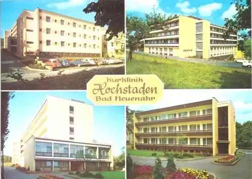 AK, Bad Neuenahr, Kurklinik Hochstaden, 4 Abb, um 1972