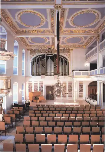 AK, Meiningen, Schloß Elisabethenburg, Konzertsaal "Johannes Brahms", um 1991