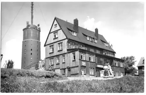 AK, Großer Inselsberg Thür. Wald, Jugendherberge, 1958